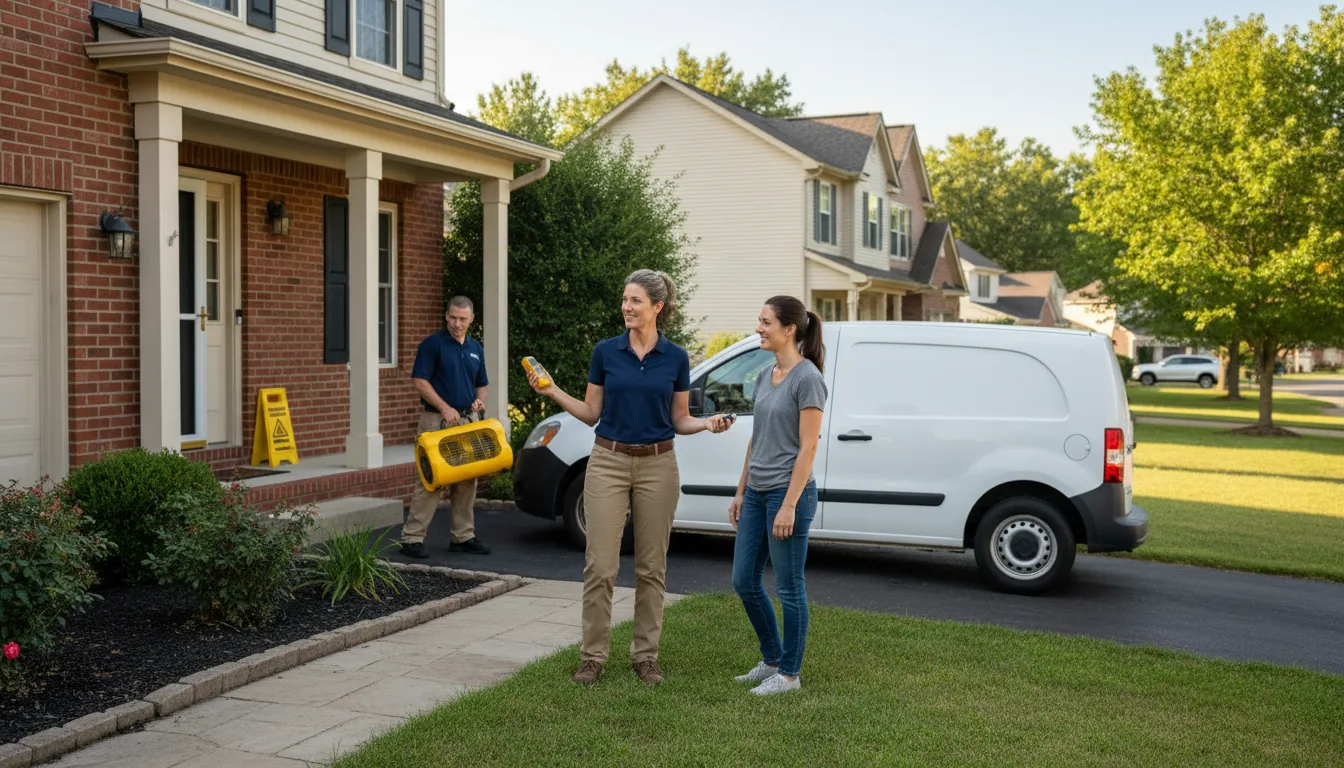 Water restoration image for Mildew Remediation in Leland, MI